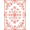 Pink, Pattern 1, variant on ODIKA 8'x10' Washable Area Rug Whimsical Tossed Petal Scattered Motifs Dotted Border Pink Cute Refined for King Size Bedroom Under Bed, Master Suite, Non-Shedding, Easy Care