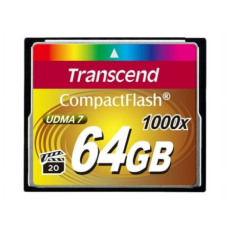 UPC: 0760557823964 | Transcend Ultimate – Flash memory card – 64 GB – 1000x – CompactFlash