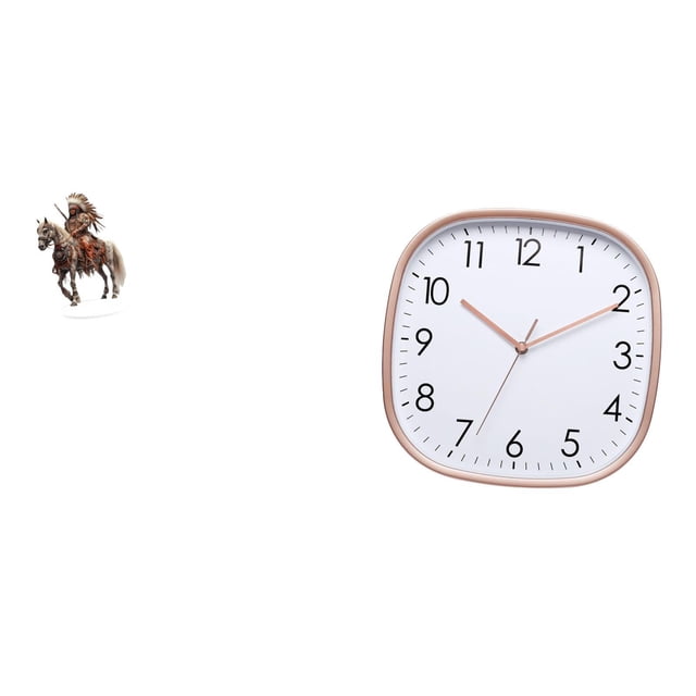 Adorno De Caballero Acrílico Para Centro De Mesa, Resistente Al Agua, Regalo, Decoración De Escritorio Con Base Para El Hogar, Reloj De Pared Digital, Diseño Colgante, Grande, Vintage, Arte