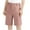 Rose Gold, variant on Fengactive Little Girls Straight Leg Half Dress Pants High Waisted Office Work Half Pants for Girls with Pockets