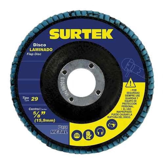 Disco Laminado 4 1/2 Grano 40 Dlz454 Surtek Surtek DLZ454