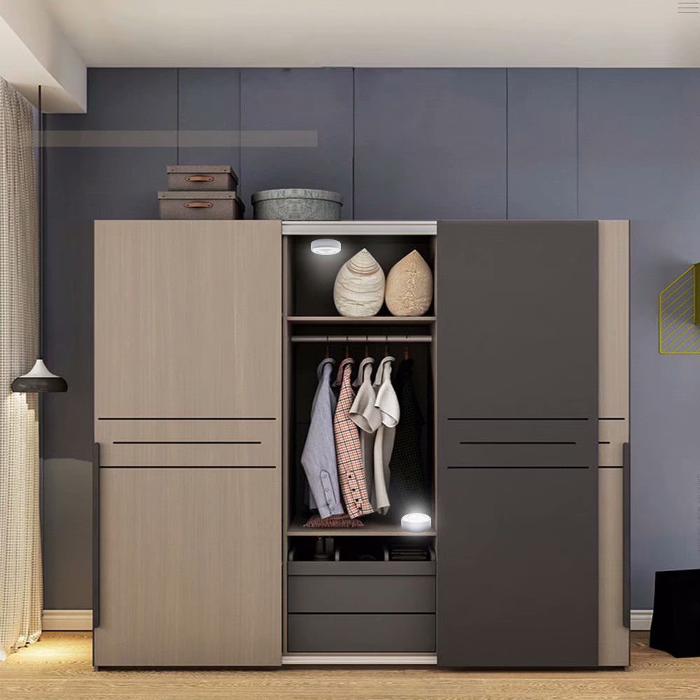 6pack Wireless Led Puck Lights With Remote Control Closet Lights Battery Operated Kitchen Under Cabinet Led Lighting Wireless Walmart Com Walmart Com