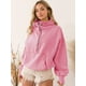 thumbnail image 1 of Sudaderas con capucha de manga raglán para mujer, jersey con capucha, sudadera con cremallera, ropa de calle de moda para niña, prendas de vestir negras, moda de otoño, 1 of 4