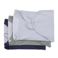 thumbnail image 6 of Parent's Choice 100% Cotton 3-Pack Adjustable Baby Wrap Swaddles for Boys, Solid Colors, 22" x 27", 6 of 10
