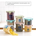 thumbnail image 2 of Tanque de almacenamiento de latas selladas para mantenimiento fresco de alimentos transparentes de cocina con tapa latas de almacenamiento de granos de plástico, 2 of 7
