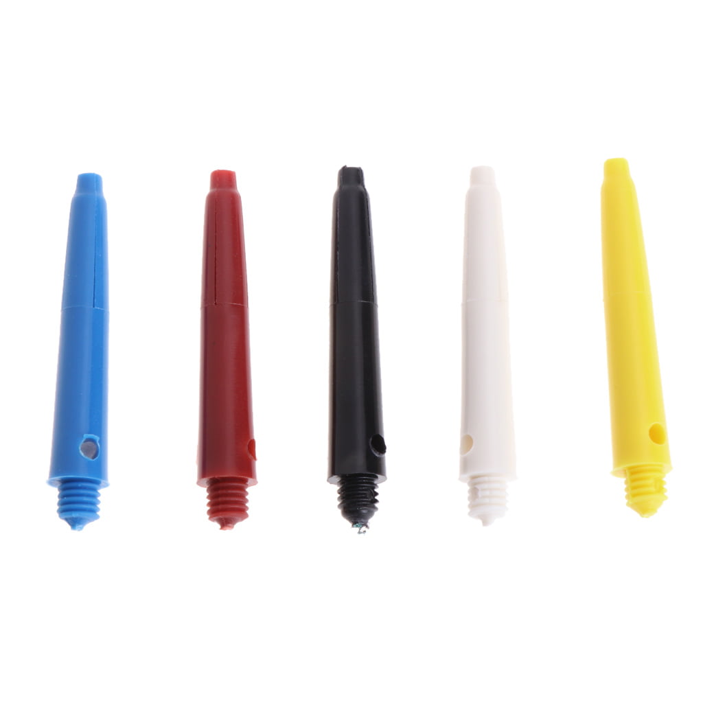 12Pcs Plastic Dart Nylon Screw Shafts Short Darts Stems Replacement 4cm 2BA Rod 