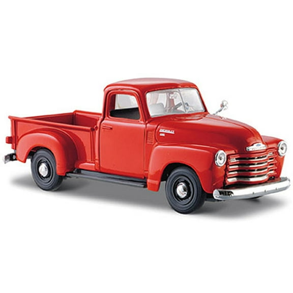 1950 Chevy 3100 Pickup Truck, Orange - Maisto 31952 - 1/24 Scale Diecast Model Toy Car