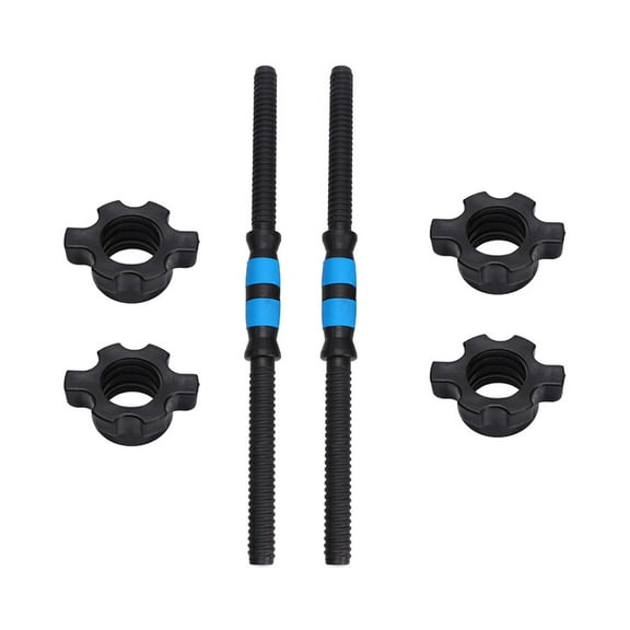 Luxshiny 1Set Dumbbell Connecting Bar Blue with Ultra Precision Thread for Secure Grip