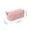 Pink, variant on Portable Pencil Case with Handle, Large Capacity Storage Organizer, Soft Cloth Work Supply Pouch for Office, Holds Pens and Markers, Black