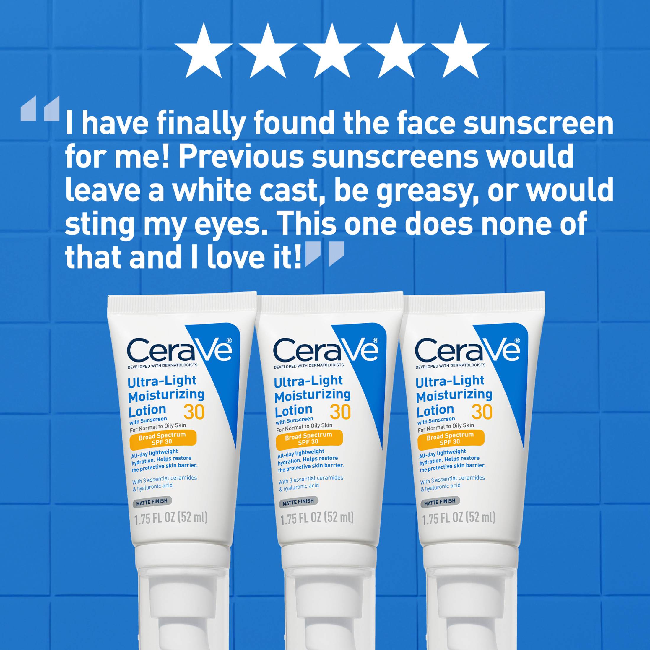 CeraVe Ultra-Light Moisturizing Lotion SPF 30, 1.75 oz photo 5