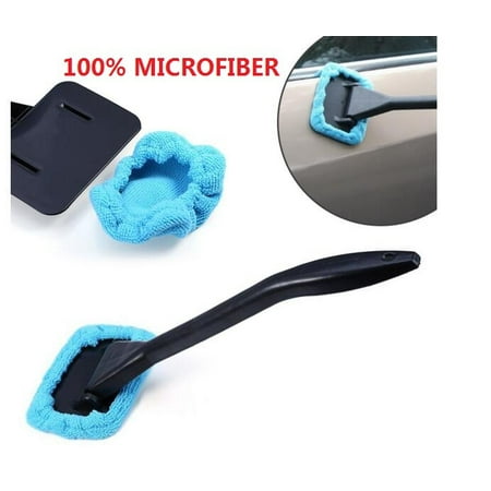 Auto Window Cleaner Windshield Windscreen Microfiber Car Wash Brush Dust Long Handle Car Cleaning (Best Windows 7 Cleaning Tools)