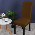 thumbnail image 2 of PiccoCasa 4Pcs Dinning Chair Cover Removable Thick Chair Slipcover, Brown, 2 of 6
