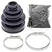 thumbnail image 4 of Complete Front Inner & Outer CV Boot Repair Kit for Suzuki LT-F4WDX King Quad 300 1996-1998 All Balls, 4 of 4
