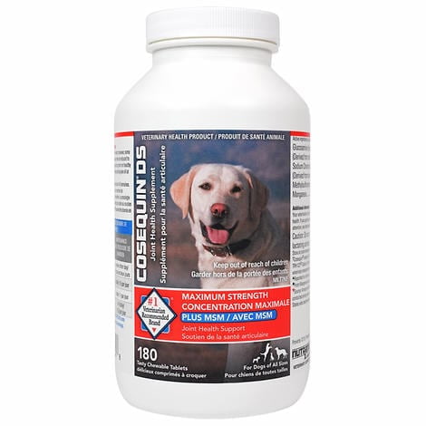 Cosequin DS Maximum Strength Plus MSM Joint Health Supplement for Dogs 180 count Walmart
