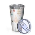 thumbnail image 2 of 16oz Tumblers White Christmas Tree Pattern Stainless Steel Vacuum Insulated Double Wall Travel Tumbler Cups Mug with Lid and Straw,Cleaning Brush for Coffee,Tea, 2 of 4