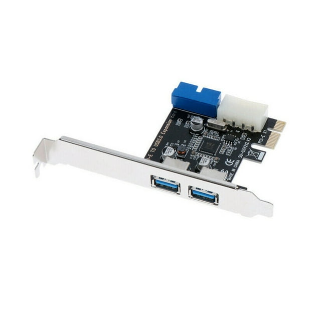Guardoinrt PCI-E to USB 3.0 Expansion Card 5Gbps Hub Adapter Converter Mainboard Replacement for Windows XP 32/64 1Set