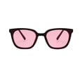 thumbnail image 1 of TIEVOSA Lunettes de Soleil pour Femmes Mode Rétro Lunettes de Soleil Carrées Style Net Rouge Personnalité (Rose), 1 of 3