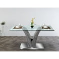 thumbnail image 3 of K-Living Lorie Glass Top Dining Table, 3 of 4