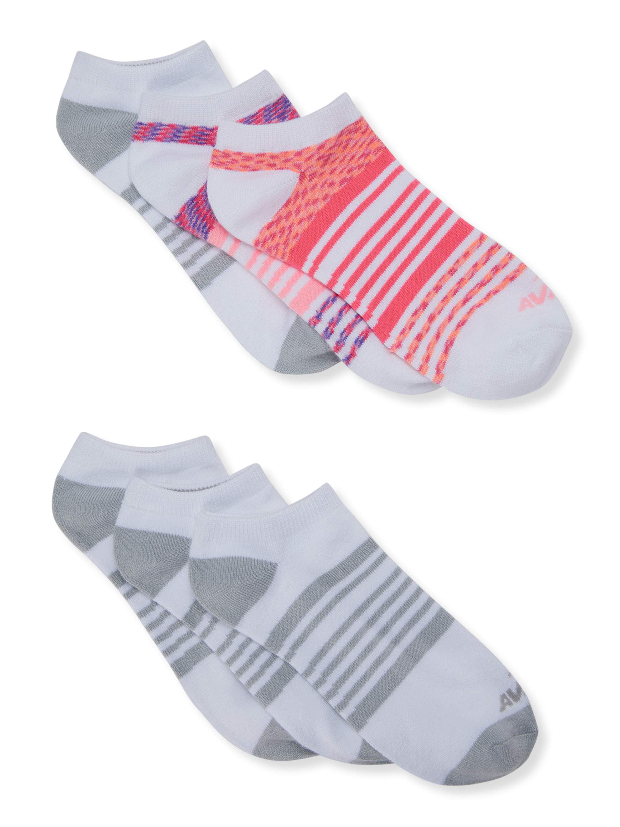 Avia Women' s Super Soft No Show Socks, 6 Pack - Walmart.com