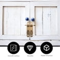 thumbnail image 3 of Zehuanyu  Furniture Door Handle Sliding Keyhole Cabinet Jig Black Drawer Pulls Knob, 3 of 8