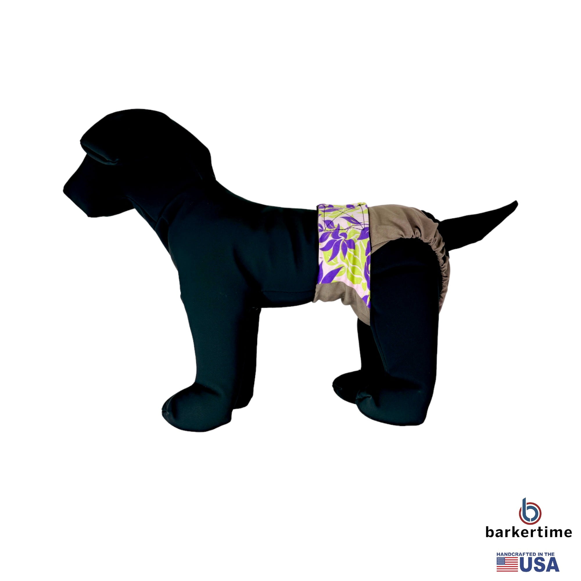 Barkertime Lavender Leaf Symphony Dog Diaper