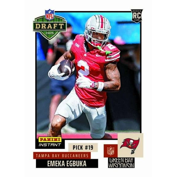 NFL 2025 Instant Draft Night Football   Emeka Egbuka #23 (Rookie)