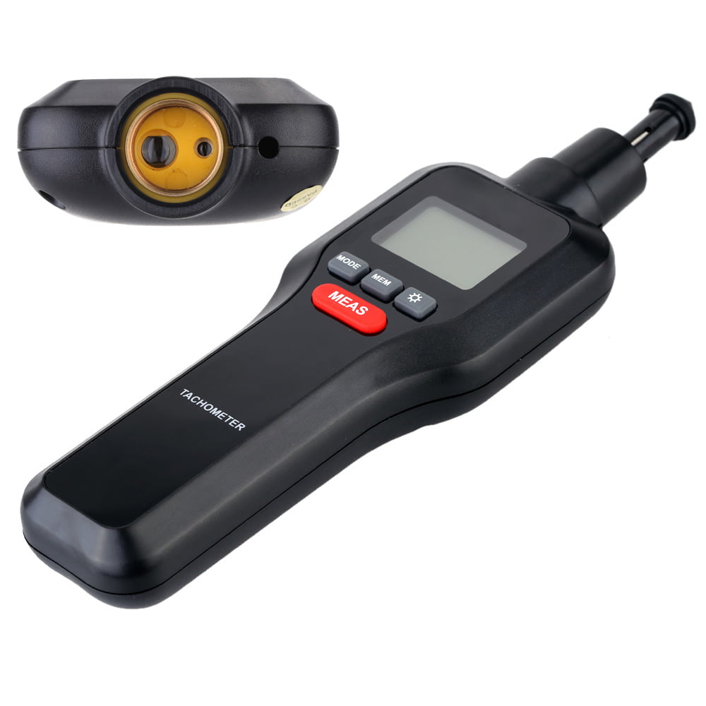 Non Contact Digital Laser Photo Speed Test Meter Handheld RPM Tester Tachometer 