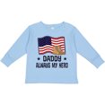 thumbnail image 3 of Inktastic Military Daddy Always my Hero Boys or Girls Long Sleeve Toddler T-Shirt, 3 of 5