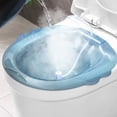 thumbnail image 1 of LOLIPPYY 1Pack Sitz Bath Basin for Toilet Sky Blue Plastic for Personal Hygiene, 1 of 8