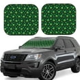 thumbnail image 1 of Balery Happy St. Patrick's Day Parasol para parabrisas de coche de 2 piezas | Parasol plegable para parabrisas delantero de coche para la mayoría de sedanes-Medium, 1 of 6
