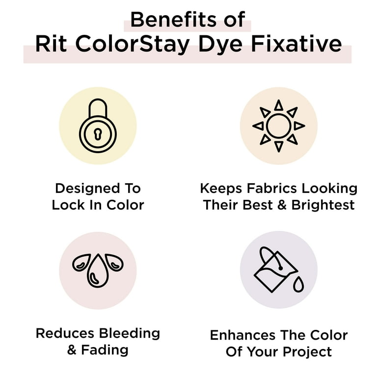 RIT COLORSTAY, 8 fl oz, Dye Fixative (. 0 1 Count - 8 fl oz, Dye Fixat —  Grand River Art Supply