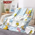thumbnail image 4 of Nuevas mantas cálidas de franela de Snoopy para otoño e invierno, colcha con estampados de Charlie Brown para sofás, camas, sillas, adultos y niños, capa escolar para interiores, 4 of 5