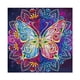 thumbnail image 1 of Cuadros Decorativos Kit de pintura de diamante luminoso de forma especial DIY 5D Craft (mariposa LZYG14) Tmvgtek embutido en tela, 1 of 9