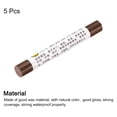 thumbnail image 3 of Uxcell Furniture Repair Crayons Wax Filler Stick, Touch Up Pen Markers, Mocha Pattern 5 Pack, 3 of 6