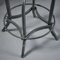 thumbnail image 5 of Ximen Naturally Antique Fir Wood Barstool w/ Backrest, 5 of 5