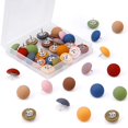 thumbnail image 1 of Alfileres EMUTOL, 24 unidades, de resina redonda de colores mate con punta de acero, 1 of 7