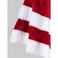 thumbnail image 4 of Más el tamaño del hombro vestido de piel de imitación de terciopelo de Navidad Rosegal Suéteres Cárdigans, 4 of 5