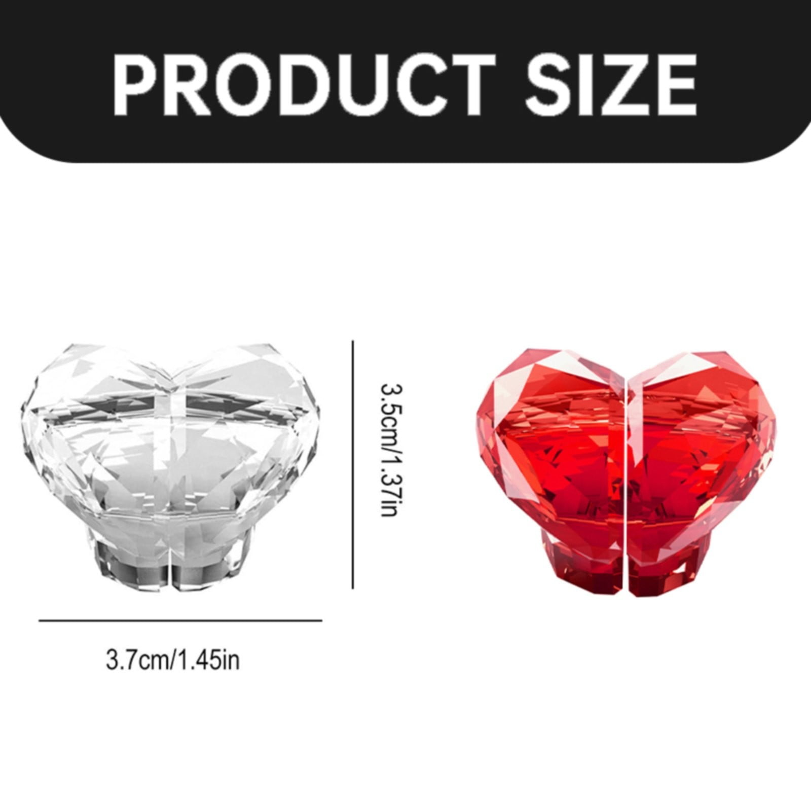 Cobee 5PCS Toilet Tank Button Aid, Love Heart Shaped Toilet Push Button