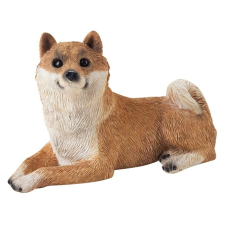 Sandicast Small Size Red Shiba Inu Sculpture