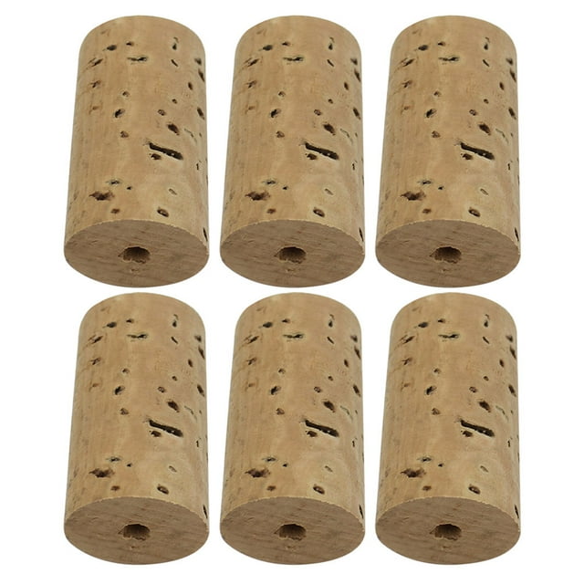 BRIGHTFUFU Lot de 6 Bouchons de Liège Effilés Remplacement de Liège pour Flûte Empêche les Fuites d'Air Accessoire Musical