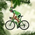 thumbnail image 6 of Personalized Bike Riding Ornament Personalized Girl Bike Riding Christmas Acrylic Flat Ornament Bike Riding Player, Bike Riding Christmas Ornament Gifts for Bike Riding (BR 3) - 3387 (Purple), 6 of 7