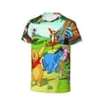 thumbnail image 4 of Winnie The Pooh 3D Printed T-Shirt Crewneck Graphic Short Sleeve Tees for Boys Girls, 4 of 7