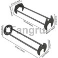 thumbnail image 4 of For basin wrench sink wrench set 7 sizes universal plumbers wrench multifunctional carbon steel fauc, 4 of 5