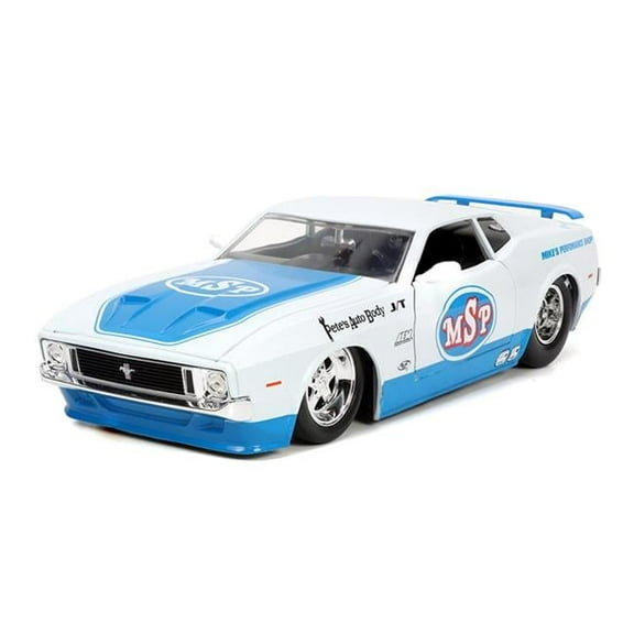 Jada Toys JAD33858 1973 Ford Mustang Mach 1 Model Car, White
