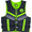 Black/Green, variant on Body Glove Youth Girl Evoprene PFD, Life Jacket, (Teen, Female, 55-88 lbs., Blue)