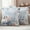 Blue, variant on Pumpkin Coastal Outdoor Waterproof Pillow Covers, Blue Thanksgiving Starfish Shell Fall Decorative Square Throw Pillowcase Sofa Cushion Sham for Patio/Couch/Chair, 16"x16" 2 Pack