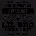 thumbnail image 2 of CafePress - Awesome Little Brother Infant Bodysuit - Cute Infant Bodysuit Baby Romper - Size Newborn - 24 Months, 2 of 3