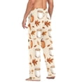 thumbnail image 3 of FORMRS Mens Pajama Pants with Pockets Sleepwear Lounge Bottoms Sizes S-2XL, Fall Mug Pattern, 3 of 7