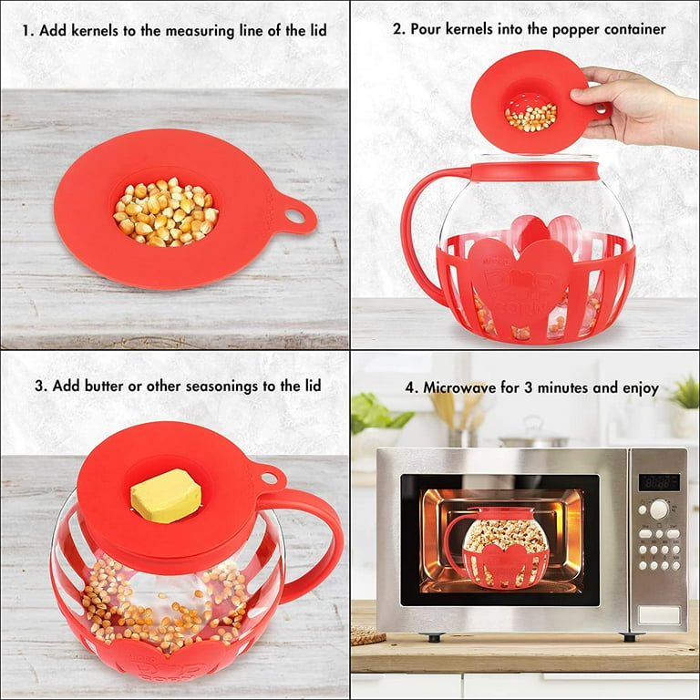 Personal Popcorn Popper – Cotton & Gold