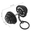 thumbnail image 2 of BESTYASH Llavero De Mancuernas Negro Compacto Para Gimnasio Portátil Y Funcional Para Entrenamiento, 2 of 8